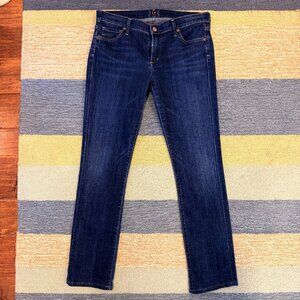Citizens of Humanity Size 29 Dark Wash Stretch Denim Jeans Mid Rise Classic Fit